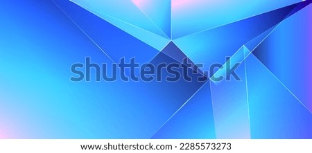 blue tech abstract ,background polygon elegant background and banner business product present and game background