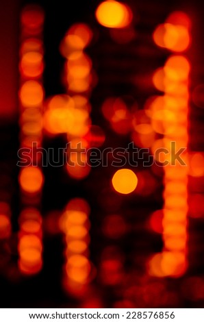 Abstract circular bokeh background of Christmas and New Year light