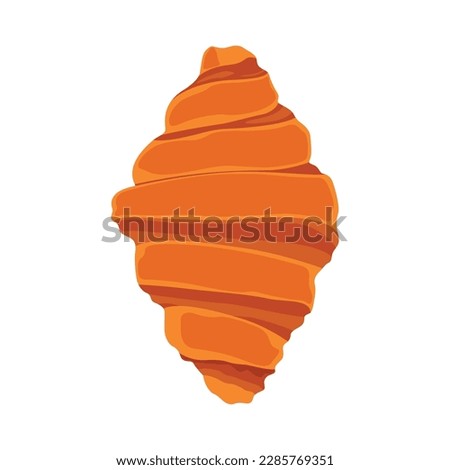 Vector illustration of croissant. Set of croissant. French fresh baked bread. Royalty-Free Stock Photo #2285769351