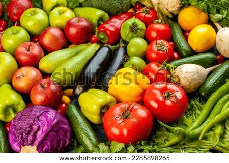 front view vegetable raw nutrition Royalty-Free Stock Photo #2285898265