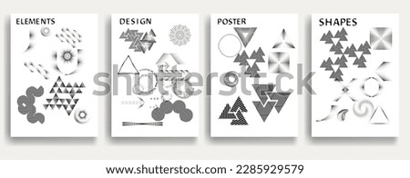 Contemporary composition .Modern minimal posters .Linear  design . Trendy background . Vector illustration