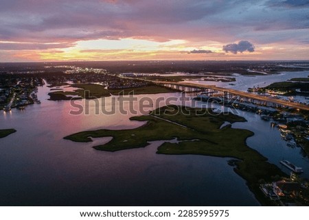 Sunset over the Intracoastal Waterway
