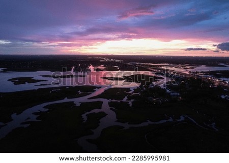 Sunset over the Intracoastal Waterway