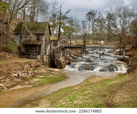 Sixes Mill in Canton Ga Royalty-Free Stock Photo #2286174883