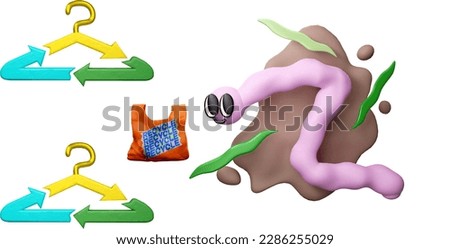 3d symbols icon. Kids toys 3d rendering isolated white background. Set of 3d characters. 