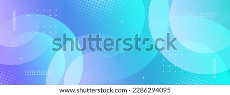 Modern banner background. colorful, blue and purple gradations, circles, eps 10
