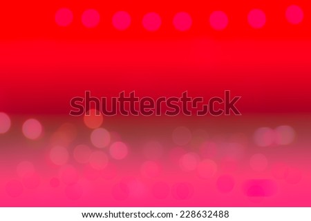 Abstract blurry circular bokeh background of street city light with effect filter color, abstract background to Christmas light party night.