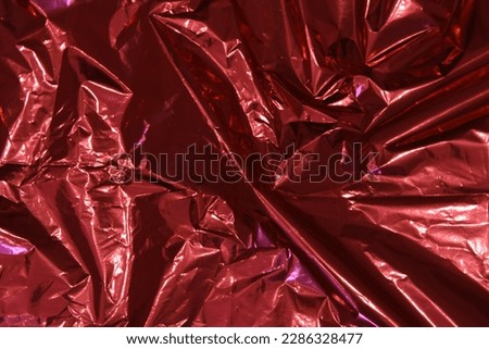 red color foil balloon texture