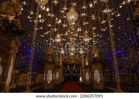 Decorations with nice lighting design and style Royalty-Free Stock Photo #2286357091