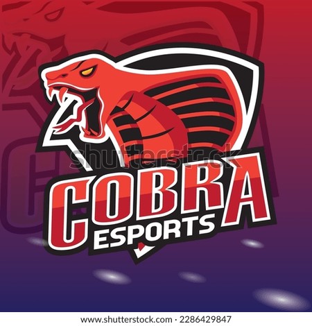 The King Cobra Logo Design. E sports Team Logo