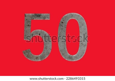The number 50 is a symbol of the half-century anniversary.