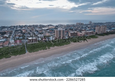 Aerial View of South Padre Island Texas