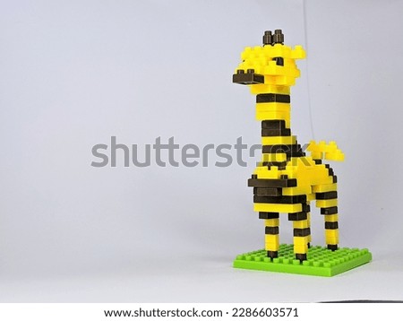 toy animal made from cube