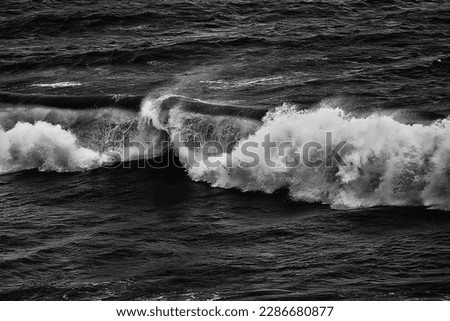 sea ocean storm weather abstract wave background