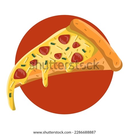 best vector illustration pizza design, perfect for advertising, social media post, wallpaper, and other graphic needs.