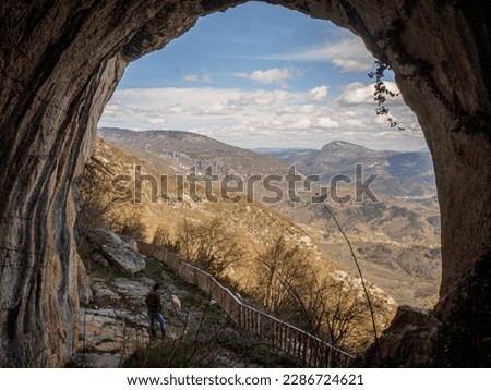 Kemerli Cave, this cave is 18m. dept. Royalty-Free Stock Photo #2286724621