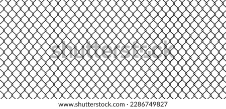 Wire net background vector illustration, black wire mesh isolated, barrier net metal wall, barbed wire fence, black grid for backdrop, fence barb for construction zone, wire grid of fence Royalty-Free Stock Photo #2286749827