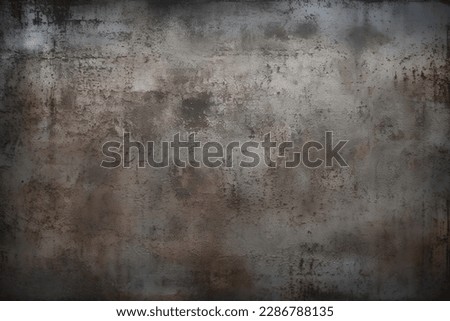Grunge metal background. Rusty metal texture. Scratched grunge metallic texture. Rusted metallic background Royalty-Free Stock Photo #2286788135