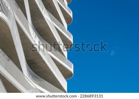 Modern apartment building in Worthing, West Sussex, UK Royalty-Free Stock Photo #2286893131