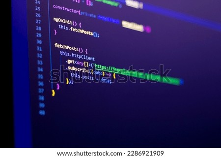 Programmer develops javascript application with react code.