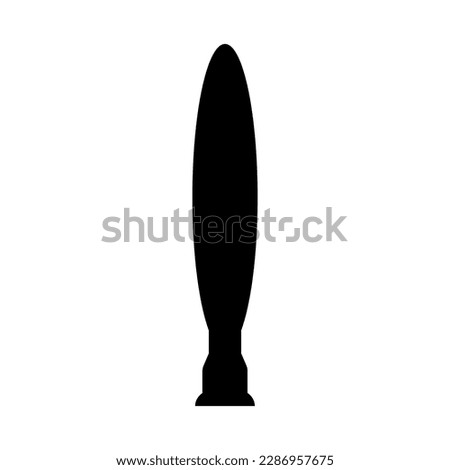 Rocket silhouette illustration astronaut vehicle icon. Rocket launch vector missle spaceship future speed cartoon concept