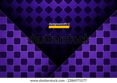 checkered pattern purple color background, luxury design, abstract royal banner template, geometric boutique backdrop mockup for website, stage, card