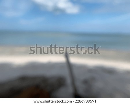 The blur picture of beach