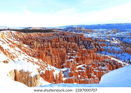 Bryce Canyon National Park, a Park with natural amphitheater, many overlooks and trails in Utah, USA