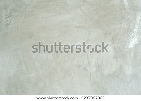 cement floor has a pattern from the plastering is not detailed.