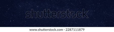 Amazing starry sky at night, banner design Royalty-Free Stock Photo #2287111879