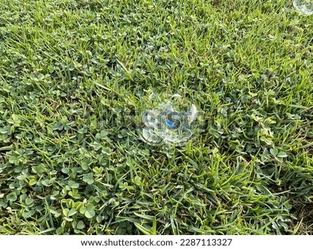 bubbles with nature ,fresh and green