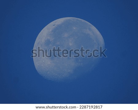 Beautiful Two Third Moon in the Morning, taken on April 10 2023