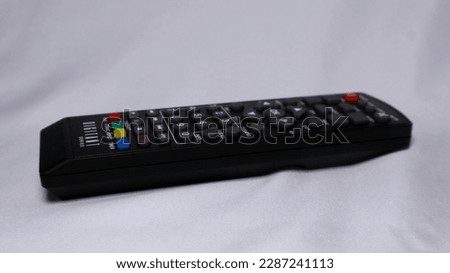 remote tv with isolated background                          