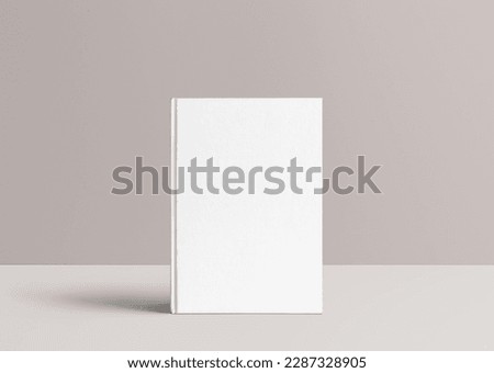 Hardcover Canvas Book Mock-up - Front Royalty-Free Stock Photo #2287328905