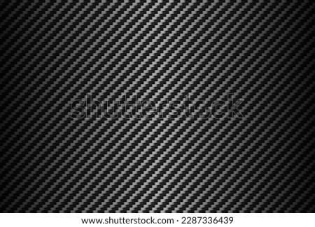 Vector black carbon fiber seamless texture surface background. Abstract cloth material pattern wallpaper for car tuning or service. Endless cordura web texture or page fill pattern Royalty-Free Stock Photo #2287336439