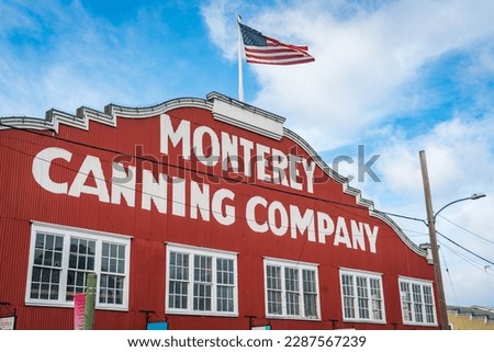 Monterey Canning Company in Monterey California Royalty-Free Stock Photo #2287567239