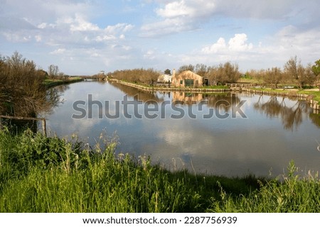 comacchio regional park delta del po lagoon city famous for its archaeological excavations and eel fishing europe 