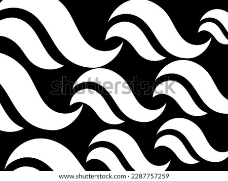 black background  paper   with multi-colored wave like shape on the fore-ground.