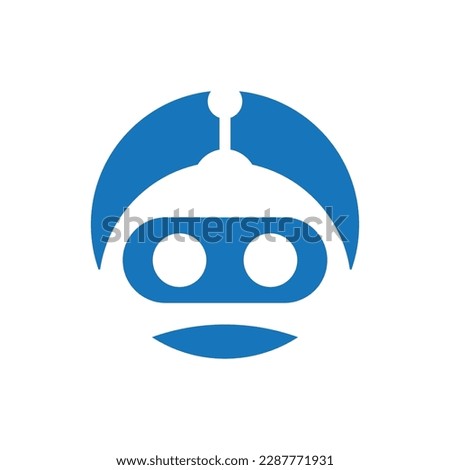 Robot logo images  illustration design