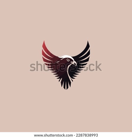 sport eagle logo template sticker