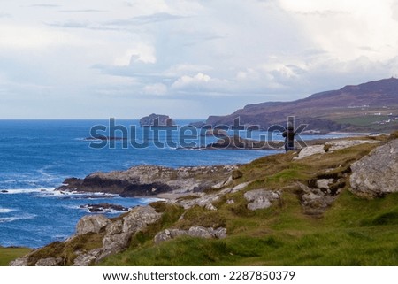 Malin Head View of Atlantic Ocean, Ireland's Most Northerly Point