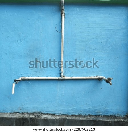 Sealed water faucet and PVC pipe