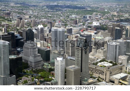 Montreal downtown