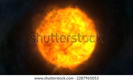 An image of the sun and coronal mass ejections Royalty-Free Stock Photo #2287965053
