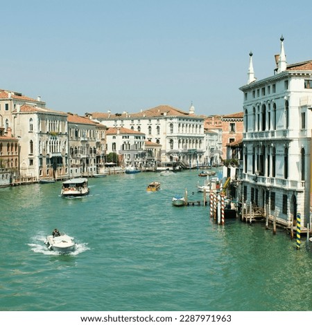   View of the Grand Canal. Italy. Venice.  