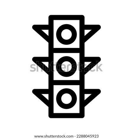 stop light icon or logo isolated sign symbol vector illustration - high quality black style vector icons
