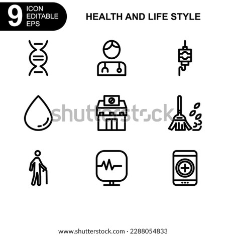health and life style icon or logo isolated sign symbol vector illustration - high quality black style vector icons