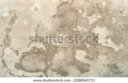 Abstract for background Vintage concrete wall background cracked old wall paint shattered. The walls peel off due to aging and moisture on the walls for a long time, the surface of the walls.