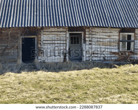 
100 years old wooden house. Urbex