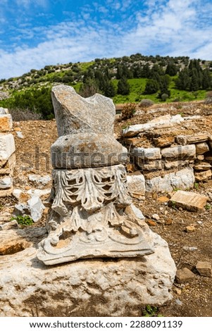  Ancient ruins of Ephesus (Efes or Ephesos) in Turkey